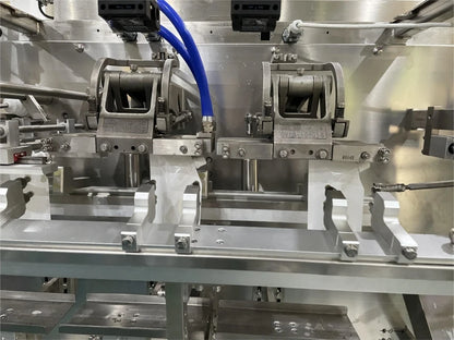 Automatic Horizontal Powder Liquid Paste Doypack Forming Filling Sealing Packing Machine wiht Spout