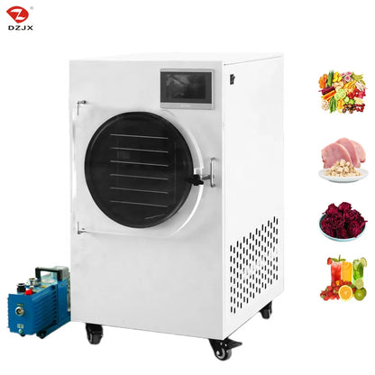 DZJX 1 5 10 50 100 500 1000 Kg Food Bonbon Fruit Chips Ice Cream Vacuum Freeze Dryer Lyophilizer Freeze Dried Candy Machine
