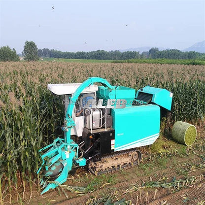 single row tractor drive pto corn silage chopper harvester combine maize harvester