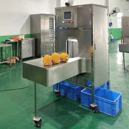 Industrial Automatic Pear Lemon Persimmon Dragon Fruit Orange Mango Slice Slicer Peeler Cut Peel Machine and Cut