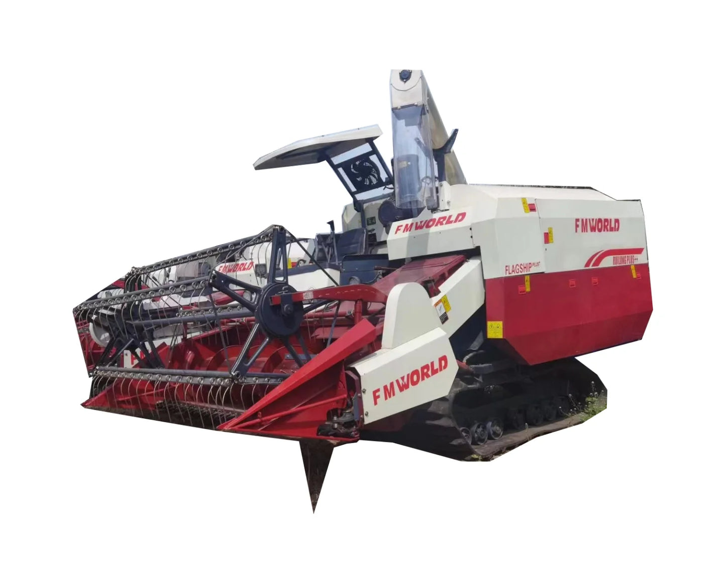 In stock 99% new Fmworld Ruilong Plus WorldBrand 4lz-6.0p Mini RiceSoybean Combine Harvester