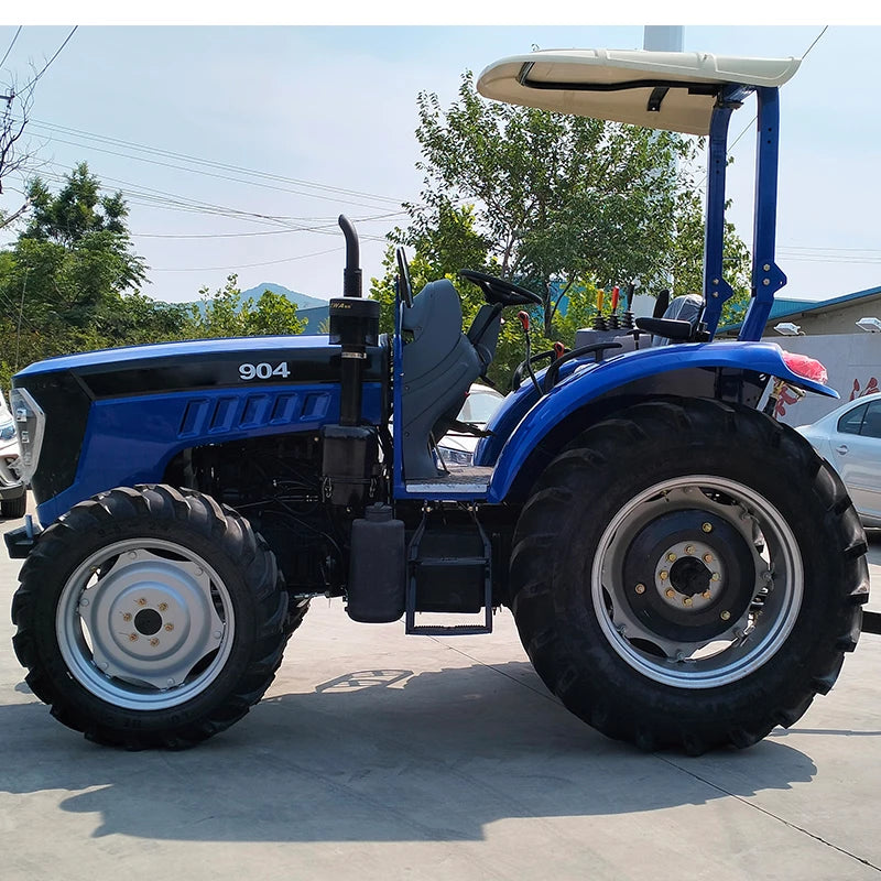 90HP multifunction agricolas 4wd farmer tractores compact agriculture small farm tractor