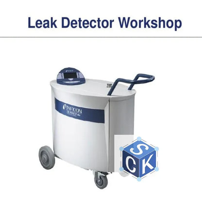 Portable vacuum helium leak detector