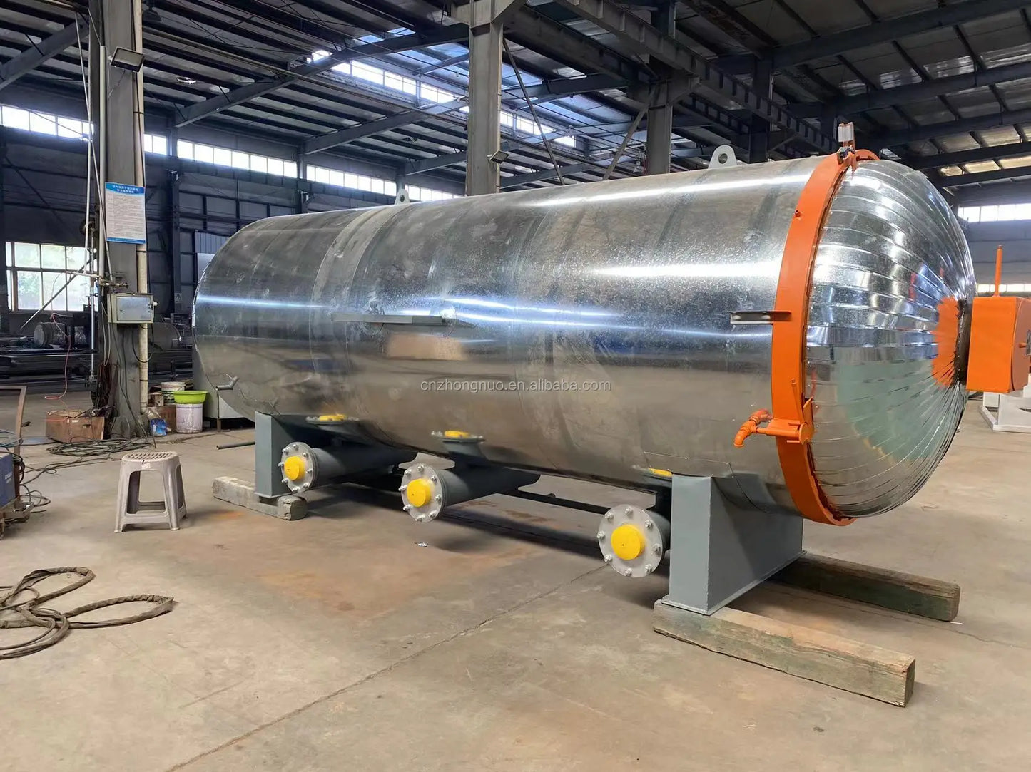 Commercial mushroom substrate sterilizer steam mushroom autoclave