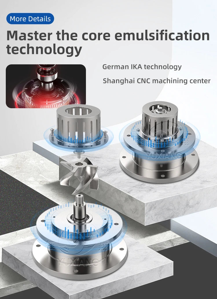 Low Price Laboratory Vacuum Cream Emulsifying mixer emulsifier homogenizing Mixing Blender
