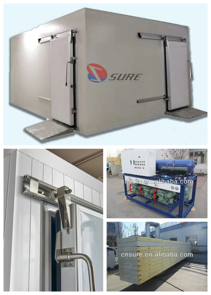 Prefab Refrigerator Solar System Walk In Cool Cooler/Freezer Units Walk In Cold Room/Walk In Freezer