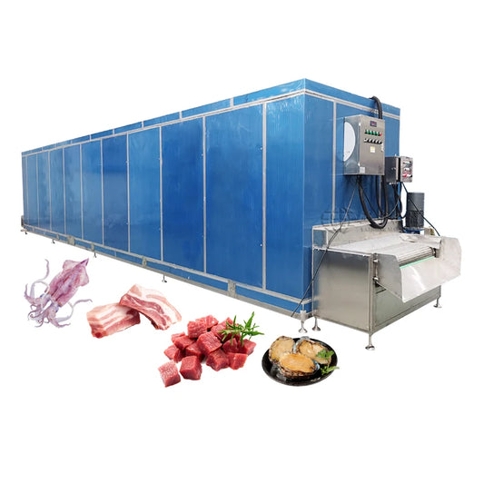Industrial Frozen Fruits And Vegetable Processing Blast Tunnel Quick Freezer Tunnel Blast Freezer