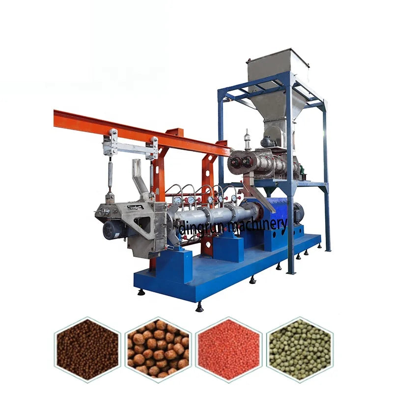 2000kg -3000kg/h Floating Fish Feed mill extruder machine special for dog food cat food fish food making with good service