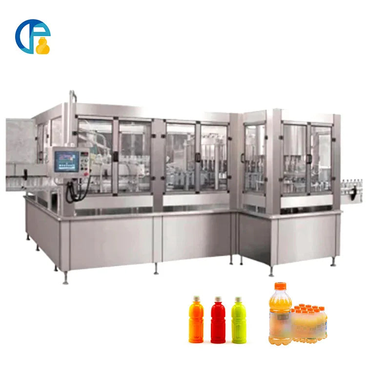 Complete Production Line Orange Fruit Beverage Pet Bottle Automatic Liquid Juice Bottling Making Filling Machine