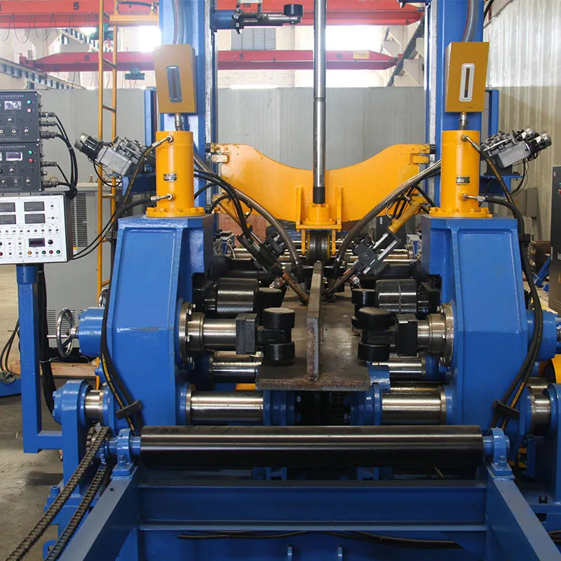 H Beam Welding Line Assembly Welding Straightening Combined H Beam Production Line Machine For Welded H-Beams