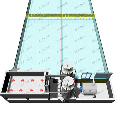 CATAQUA Raceway Tank RAS Recirculating Aquaculture Equipment Arowana Fish Farm Aquarium Systems