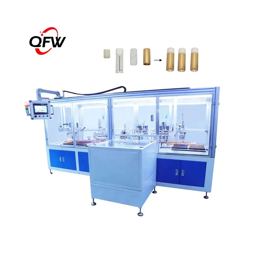 QFW Factory Price Automatic Tube Lid Assembly Machine For Cosmetic Assembly Production Lines