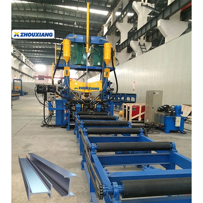 Fabrication Integrated Automatic H Beam Automatic Assembling Welding Making Machine