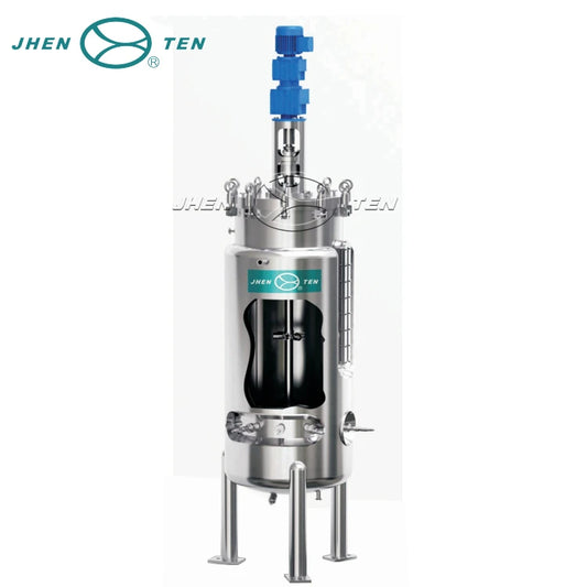 New 2000L Industrial Stainless Steel Biological Reactor Construction Fermenting Equipment Pump Pressure Vessel 1000L 500L 200L