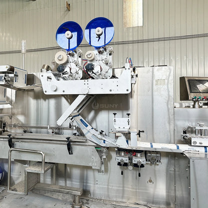SUNY GROUP Full Automatic Baby Cleaning Wet Wipes Making Machinery Makeup Wipes Wet Tissues Manufacturing Equipment Price