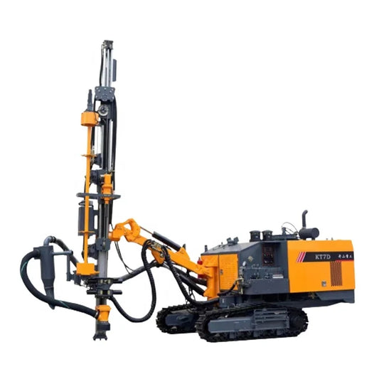 Hot selling Integrated Surface KT7D mining equipment built-in air compressor mining blasting drilling rig machine for sale