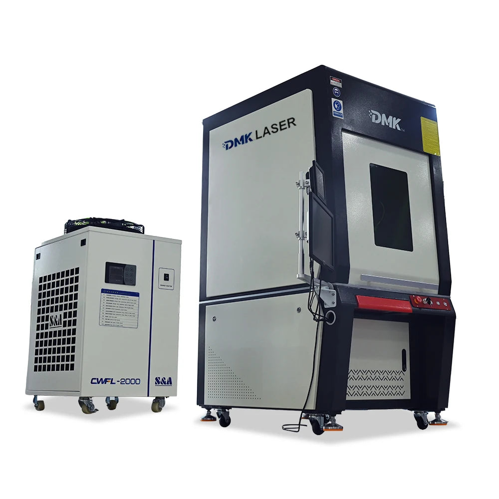 DMK factory supply Lithium battery welding machine fully enclosed automatic platform  1500w 2000w 3000w