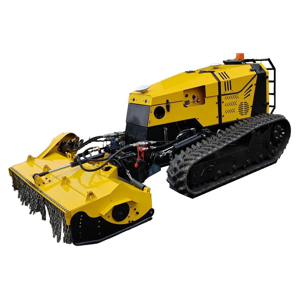Large bush Mower Efficient heavy duty large/4 stroke crawler remote control shingle mower