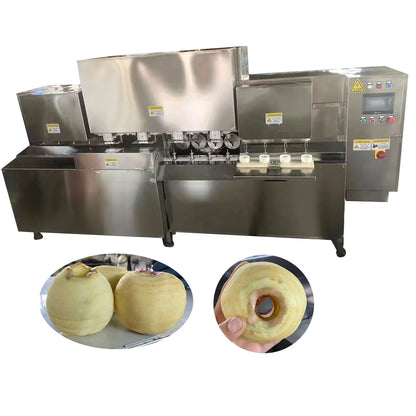 Automatic apple peeling coring slicing machine apple peel and core machine apple peeler corer slicer cutting machine