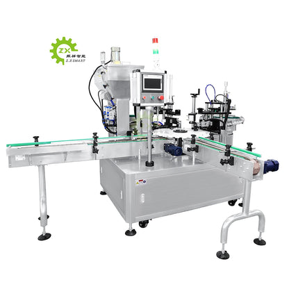 ZXSMART Automatic Monoblock Essential Oil Nail Polish Perfume Small Bottle Liquid Filling Capping Machine