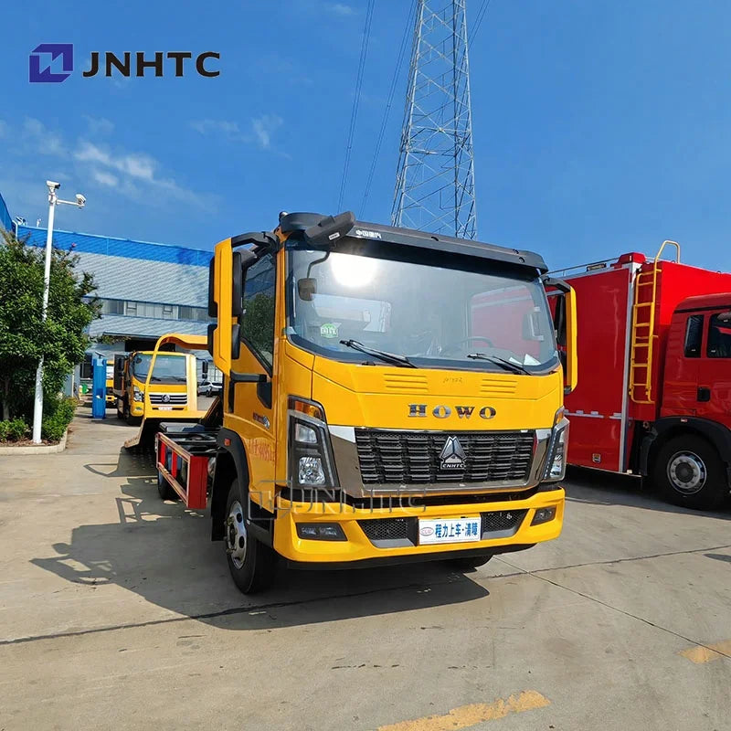LHD/RHD Car Tow Truck With Wreckers Flatbed Trailer 6 Wheel Truck Wheel Lift Towing Flatbed Truck