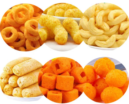 Puffed Pop Snack Food Making Machine Corn Rice Cereal Screw Inflating Extruder