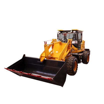 Forklift Loader Four-wheel Drive Construction Engineering Hydraulic Diesel Forklift Short-footed Tiger Wood Grabber