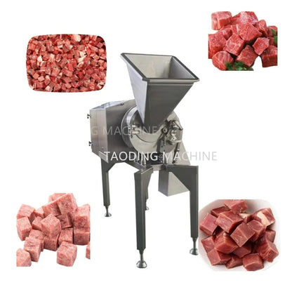 1000-1500kg/h frozen meat dicing machine chicken breast cubbing meat dicer machine beef cube cutter meat cutting machine price