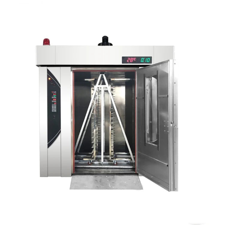 BAKE PRO QZL-64 2 baking trolleys of commercial baking equipment Double trolleys 64 trays gas rotary oven