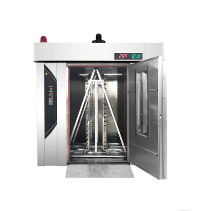 BAKE PRO QZL-64 2 baking trolleys of commercial baking equipment Double trolleys 64 trays gas rotary oven