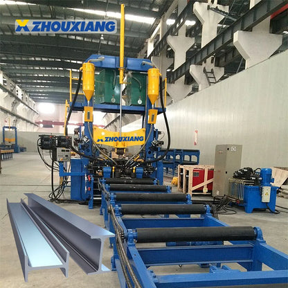 Metal H Beam Production Product Processing Line H Beam Assembling Welding Straightening Machine