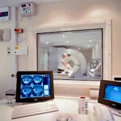 mri rf window 1m*0.9m high quality for mobile mri rf cage