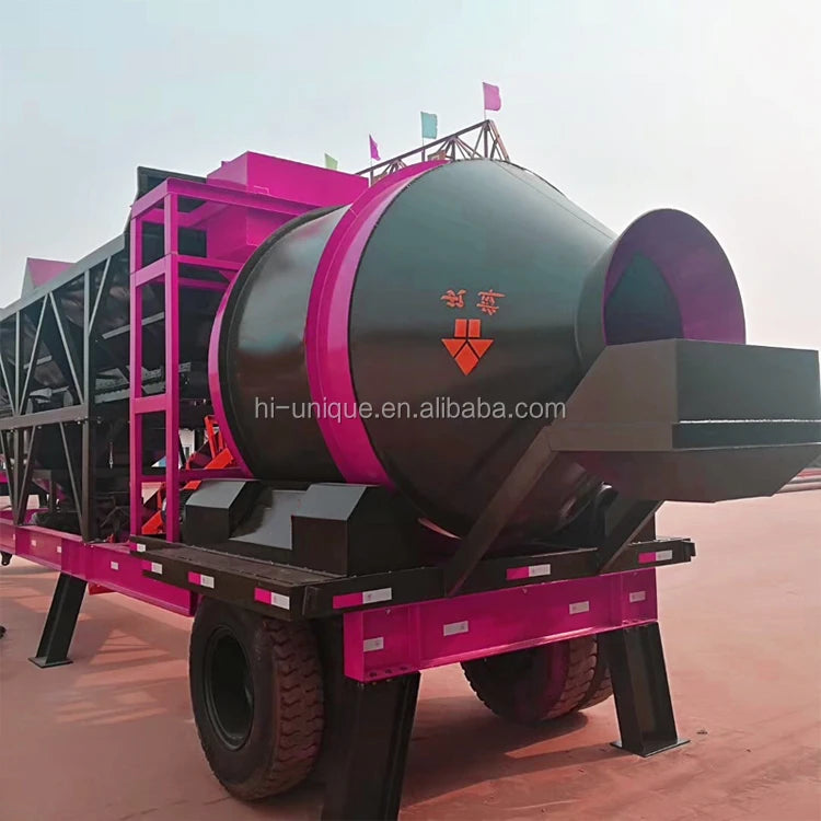 Automatic small ready mix mobile machine concrete mixer plant price for sale