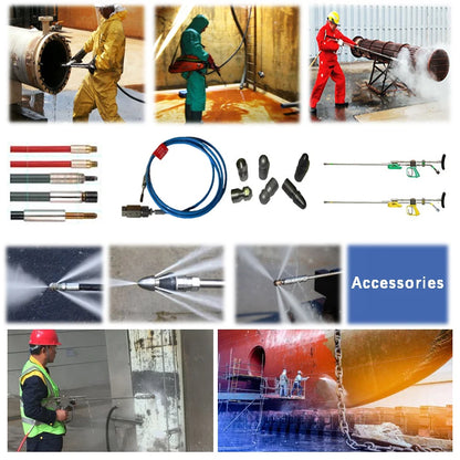 350bar to 3000bar high pressure water blasting reciprocating plunger pump water blasting equipment for sale