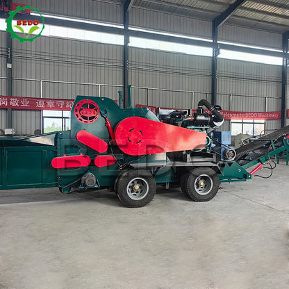 Factory Direct Sale  Forestry Building Waste Wood Tree Grinder Tractor Wood Chipper Shredder Tree Logs Cutting Machine