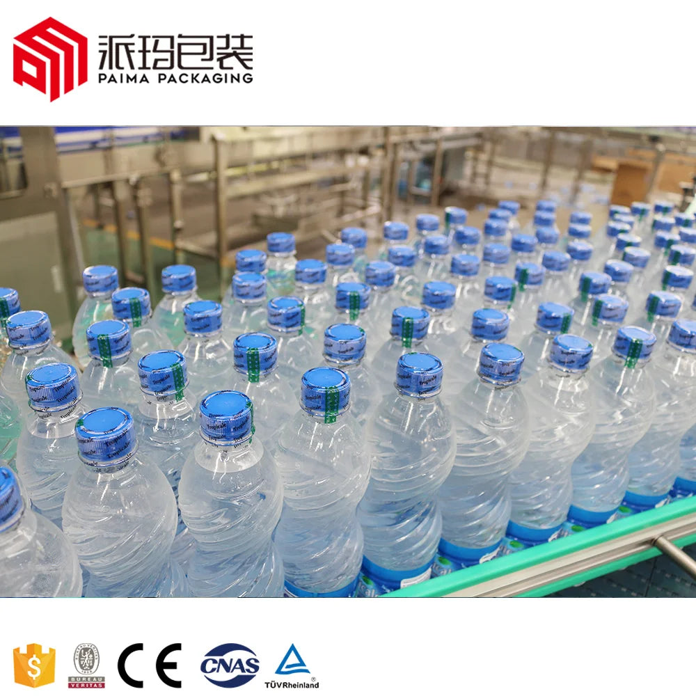 Paima Packaging full automatic 40000 bph 3 in 1 mineral spring water bottling machine