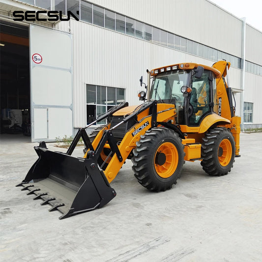 Hot sale compact 2.5 Ton Backhoe Excavator Loader 4x4 Wheel BLT388 388 Backhoe Loader with Price