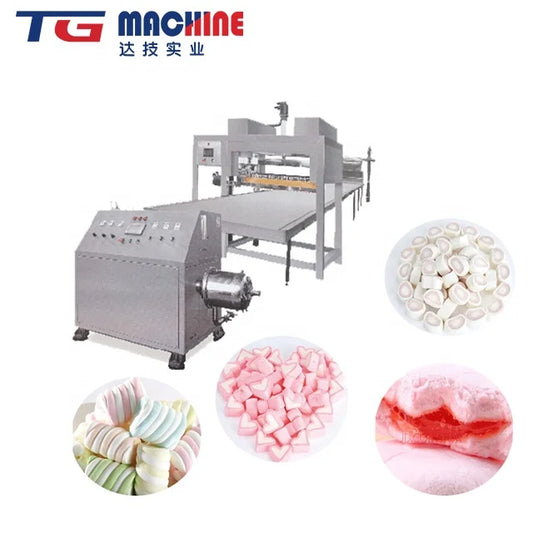 High speed marshmellow making  machines and  production line fabrication  marshmellow