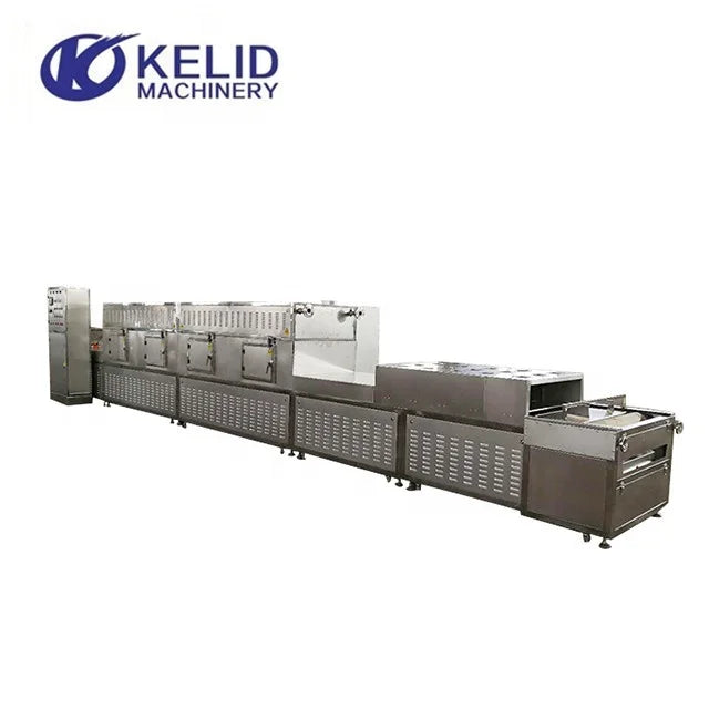 Microwave Silkworm Cocoon Dryer Machinery Tunnel Microwave Oven