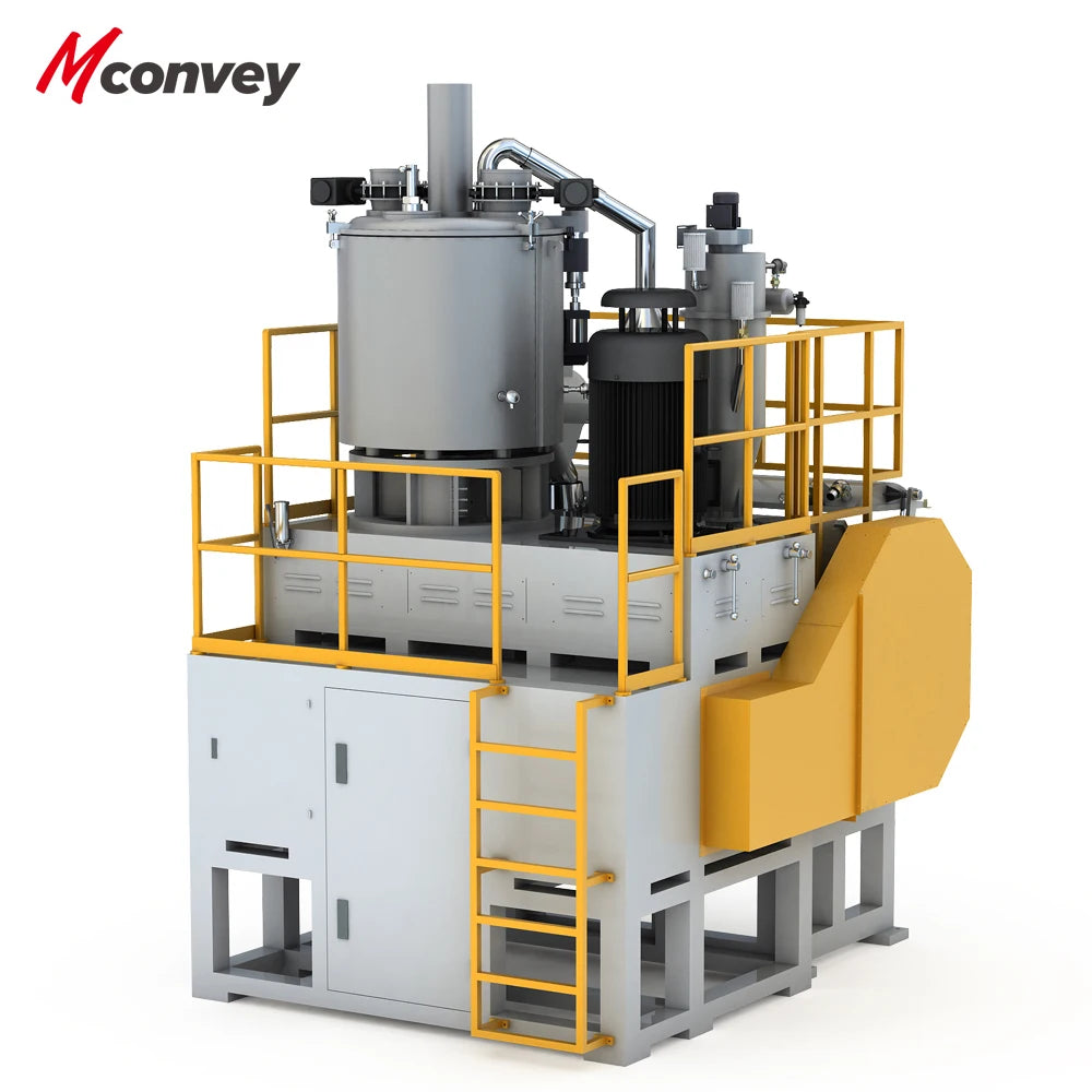 Hot and cold Compound mixer machine horizontal plastic pvc high speed blender mixer for powder