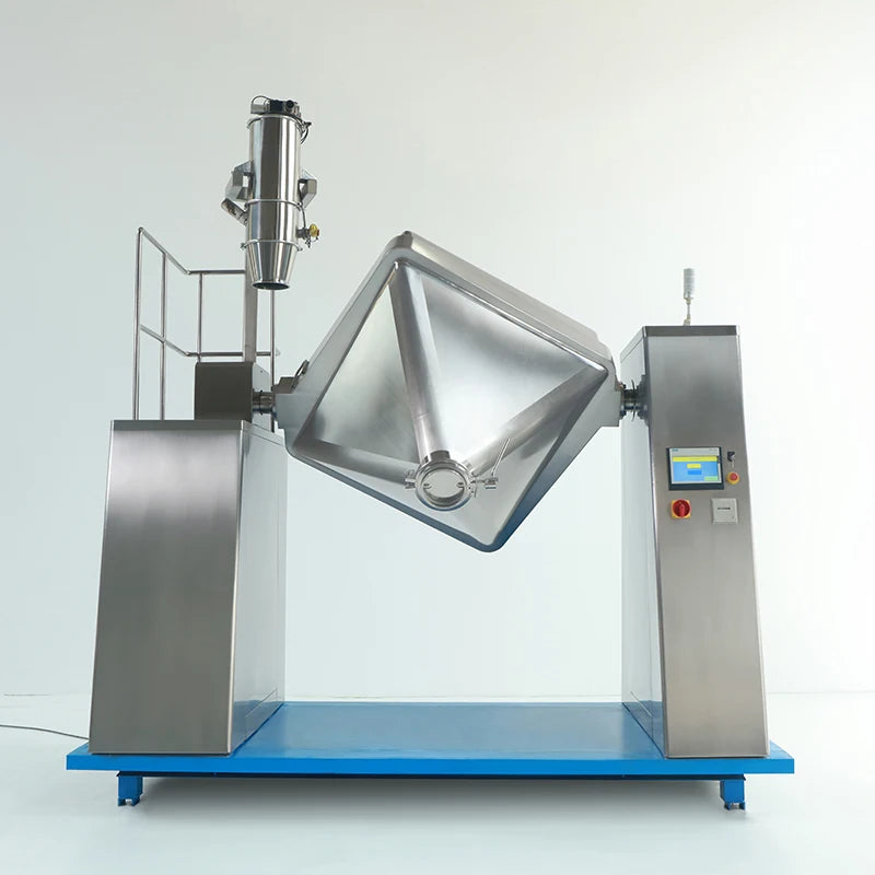 PLC Control Fixed Base Powder Mixer Bin Blending Equipment The Bin Blender HGD1000