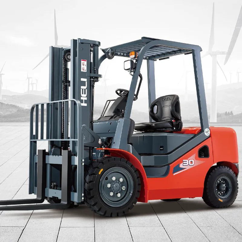 heli 2.5 ton LP Gas Engine lift truck 3.8 ton fork lift diesel forklift truck