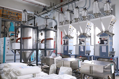 Automatic Plastic material handling solutions transport conveyor weighing dosing mixing system for Injection Molding Industry