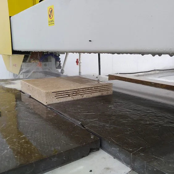 Hualong stone machinery Band Wire Saw Cutting Composited Split Face Horizontal Splitting Machine for marble granite slab