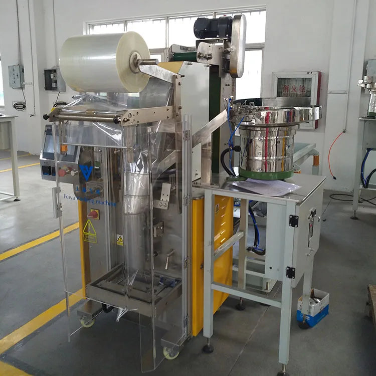 Feiyu Automatic Vertical Hardware Metal Screw Weighing Pouch Bagging Packaging Machine for Fastener and Nails