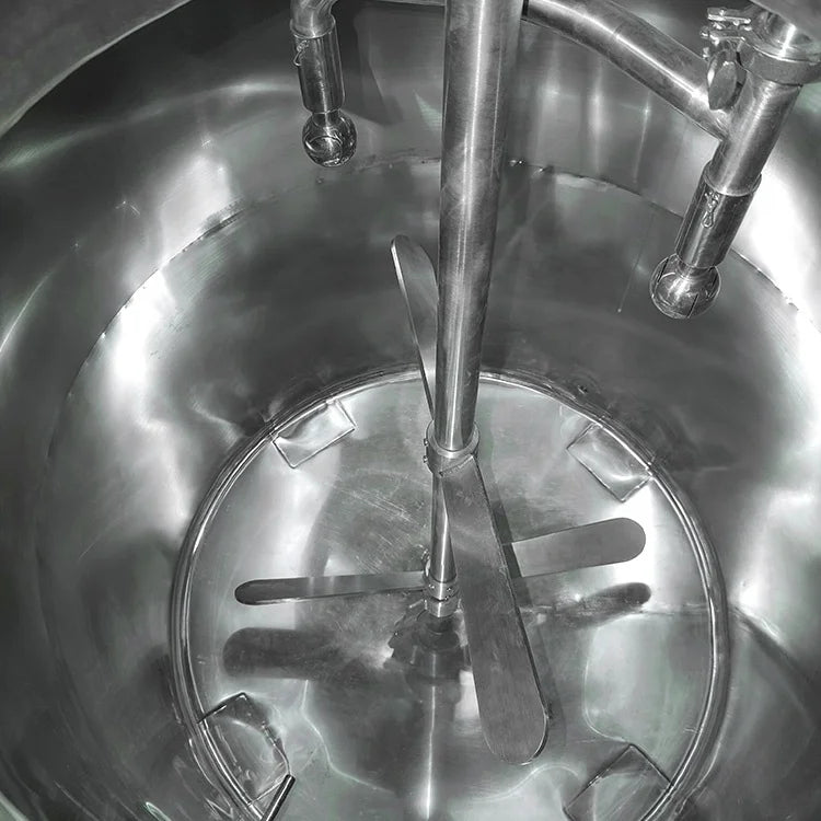 5000L Stainless Steel Food Grade Blender Mixing Tank Mixer For Mayonnaise Ketchup And Sauces With Homogenizer Emulsifier Machine