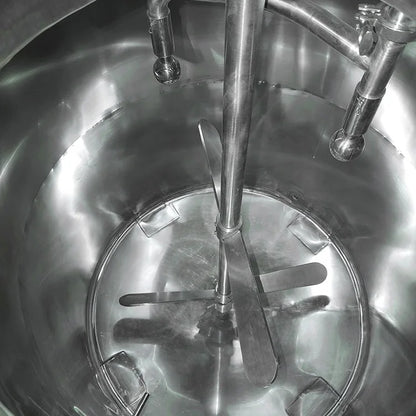 5000L Stainless Steel Food Grade Blender Mixing Tank Mixer For Mayonnaise Ketchup And Sauces With Homogenizer Emulsifier Machine