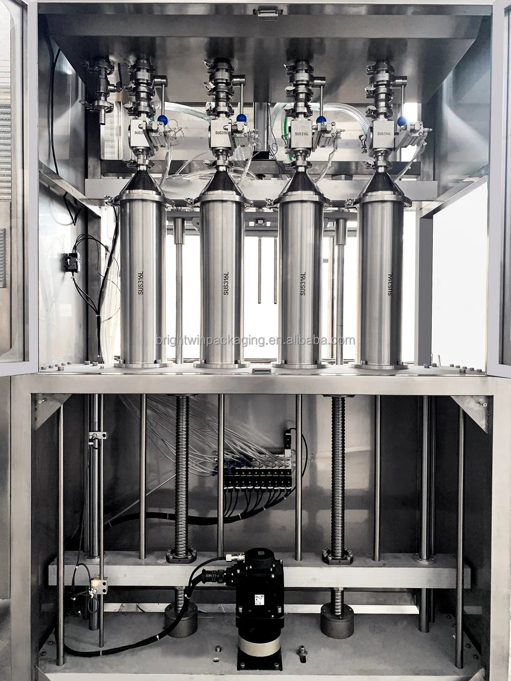 full automatic liquid detergent viscous liquid hair conditioner filling and packing machine