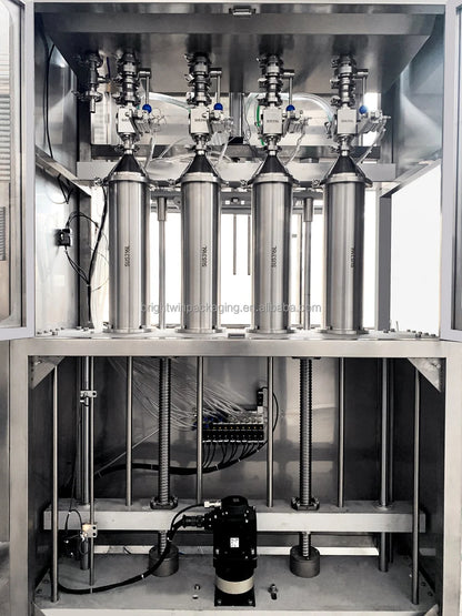full automatic liquid detergent viscous liquid hair conditioner filling and packing machine