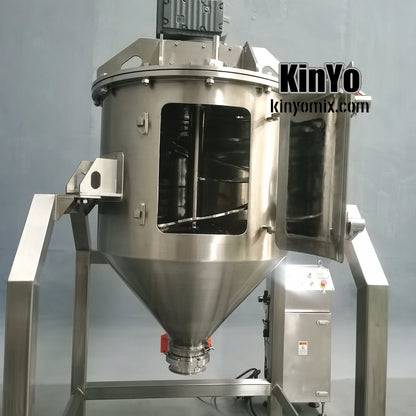 KinYo 500L vertical ribbon blender conical mixer vertical cone mixer helical mixer